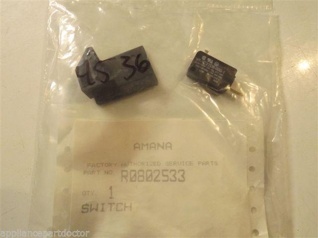 WHIRLPOOL REFRIGERATOR R0802533 INTERLOCK SWITCH NEW IN BOX WHIRLPOOL REFRIGERATOR R0802533 INTERLOCK SWITCH NEW IN BOX